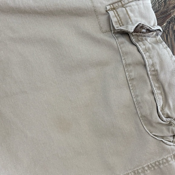 Unionbay Cargo Shorts Mens 32 100% Cotton Khaki Y2K Outdoor Hiking School Skate - Picture 11 of 11